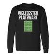 Worlds Best Platzwart Greenkeeper Football Pitch Langarmshirts Geschenkideen