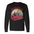 Wrigleyville Chicago Vintage Baseball Lover And Player Long Sleeve T-Shirt Gifts ideas