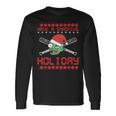 Xmas Ugly Zombie Baseball Chistmas Long Sleeve T-Shirt Gifts ideas