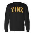 Yinz Retro Yinzer Pittsburgh Vintage Long Sleeve T-Shirt Gifts ideas