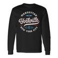 Yorkville Manhattan New York Vintage Graphic Long Sleeve T-Shirt Gifts ideas