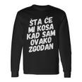 Zgodan Bosna Hrvatska Srbija Jugo Balkan Langarmshirts Geschenkideen