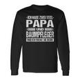 Zwei Titel Papa Und Baumpfleger Two Titel Langarmshirts Geschenkideen