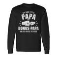 Zwei Titel Papa Und Bonus Papa Und Rocke Sie Both Fiste Langarmshirts Geschenkideen