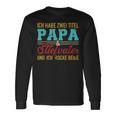 Zwei Titel Papa Und Steppapa Und Rocke Both Stepdad Langarmshirts Geschenkideen