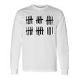 29Th Birthday Outfit 29 Years Old Tally Marks Anniversary Long Sleeve T-Shirt Gifts ideas