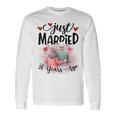 50Th Wedding Anniversary Just Married 50 Years Ago Couple Long Sleeve T-Shirt Gifts ideas