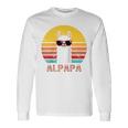 Alpapa Alpakaatertag Bester Papaater Fan Lamaatertag Raglan Langarmshirts Geschenkideen