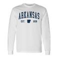 Arkansas Map 1836 Vintage Souvenirs Arkansas Long Sleeve T-Shirt Gifts ideas