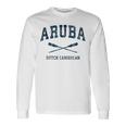 Aruba Vintage Nautical Paddles Sports Oars Long Sleeve T-Shirt Gifts ideas