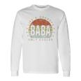 Baba Like A Grandpa Only Cooler Baba Vintage Style Long Sleeve T-Shirt Gifts ideas