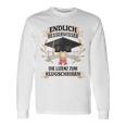 Bachelor Graduation Saying Exam Bestanden Uni Gra Langarmshirts Geschenkideen