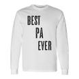 Best Pa Ever Cute Adults Papa Dad Grandpa Raglan Langarmshirts Geschenkideen