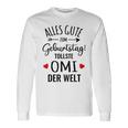 Beste Oma Alles Gute Zum Geburtstag Tollste Omi Grandkel S Langarmshirts Geschenkideen