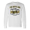 The Boys Are Buzzin Vintage Drinking Beer For Dad Long Sleeve T-Shirt Gifts ideas