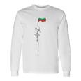 Bulgaria Bulgarian Flag Pole Bulgaria Patriotic Vintage Long Sleeve T-Shirt Gifts ideas