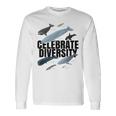 Celebrar La Diversidad Tipos De Regalos De Ballenas Para Los Amantes De Las Ballenas Camiseta de manga larga Ideas de regalos