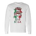 Ciao Bella Italian Flag With Sunglasses Langarmshirts Geschenkideen