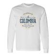 Colombia Retro Style Vintage Colombia Langarmshirts Geschenkideen