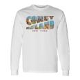 Coney Island New York City Ny Retro Vintage SouvenirLong Sleeve T-Shirt Gifts ideas