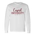Cupid University Valentine's Day Hearts And Love Wedding Long Sleeve T-Shirt Gifts ideas