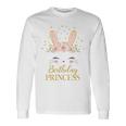 Cute Rabbit Face Bunny Birthday Party Decorations Girl Long Sleeve T-Shirt Gifts ideas