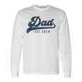 Dad Est 2024 Dad To Be New Daddy Long Sleeve T-Shirt Gifts ideas