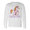 Dadacorn Einhorn Papa Und Baby Weihnachten Papa Langarmshirts Geschenkideen