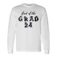 Damen Papa Der Graduate Classon 2024 Mit-Ausschnitt Langarmshirts Geschenkideen