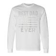 Der Beste Papa Aller Zeiten Imintage-Stil Mit Us-Amerikanischer Flagge Zumatertag Raglan Langarmshirts Geschenkideen