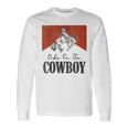 Dibs On The Cowboy Vintage Western Rodeo Country Cowgirls Long Sleeve T-Shirt Gifts ideas