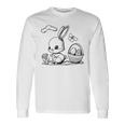 Easter Bunny Ausmalen Und Selbst Bemalen Langarmshirts Geschenkideen