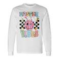 Easter Vibes Smiles Happy Face Bunny Happy Easter Boys Girls Long Sleeve T-Shirt Gifts ideas