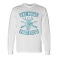 Eat More Fast Food Lustiger Hirsch Jagd Papa Witz Raglan Langarmshirts Geschenkideen