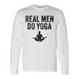 Echte Männer Machen Yoga intage Gray S Langarmshirts Geschenkideen