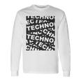 Edm Techno Music Fiesta Rave De Ropa Festival Raver Dj Camiseta de manga larga Ideas de regalos