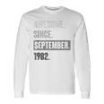 41St Birthday Vintage Retro 41 Year Old September 1982 Long Sleeve T-Shirt Gifts ideas