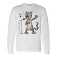 Cat Singing Karaoke Long Sleeve T-Shirt Gifts ideas