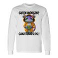 Saying Guten Morgen Ganz Thin Ice Gecko Langarmshirts Geschenkideen