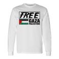 Gaza Libre Palestina Bandera De Palestina Palestina Libre Gaza Camiseta de manga larga Ideas de regalos