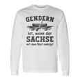 Gendern Ist Wenn Der Sachse Mit Dem Boot Umkippt Langarmshirts Geschenkideen