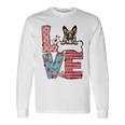 German Shepherd Valentines Day Heart Dog Lover Long Sleeve T-Shirt Gifts ideas