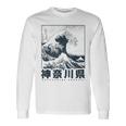 Gran Ola De Kanagawa Japón Arte Estética Japonesa Camiseta de manga larga Ideas de regalos
