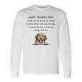 Happy Father's Day Thank You For Being My Daddy Dog Lovers Long Sleeve T-Shirt Gifts ideas