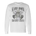 Hard Rock Never Dies Retro Vintage Long Sleeve T-Shirt Gifts ideas