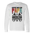 Homme Cadeau Papa Bricoleur Drôle Pour Papa Bricoleur T-shirt à manches longues Idées cadeaux
