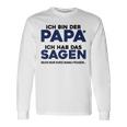 Ich Bin Der Papa Gray Langarmshirts Geschenkideen