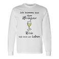 Ich Komme Aus Dem Rheingau Wein Halten Mich Am Leben Langarmshirts Geschenkideen