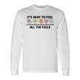 It's Okay To Feel All The Feels Mental Health Long Sleeve T-Shirt Gifts ideas