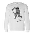 Jugador De Hockey Sobre Hielo Juvenil Niños Hombres Camiseta de manga larga Ideas de regalos